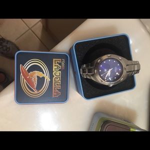 Fossil watch with stainless band